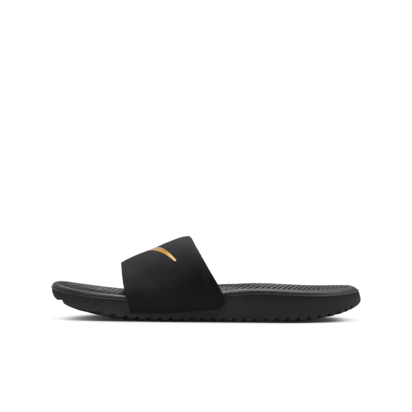 Nike Kawa Slippers Kids Zwart Goud