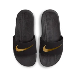 Nike Kawa Slippers Kids Zwart Goud