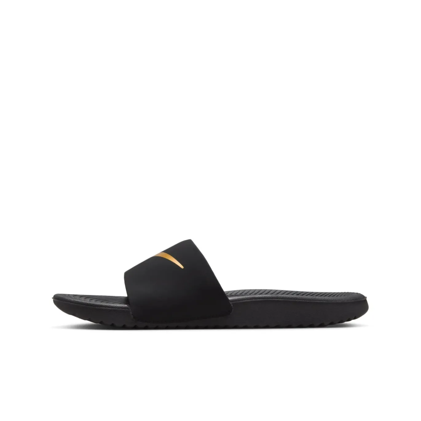 Nike Kawa Slippers Kids Zwart Goud