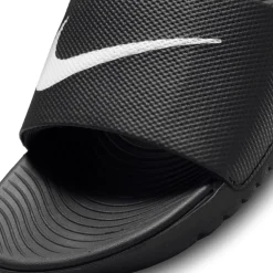 Nike Kawa Slippers Kids Zwart Wit