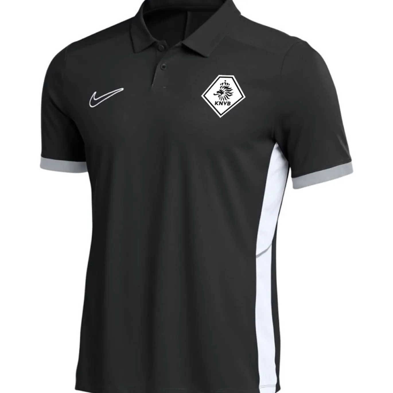 Nike KNVB Polo 2026-2028 Zwart Wit