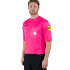 Nike KNVB Scheidsrechtersshirt 2024-2026 Roze Zwart