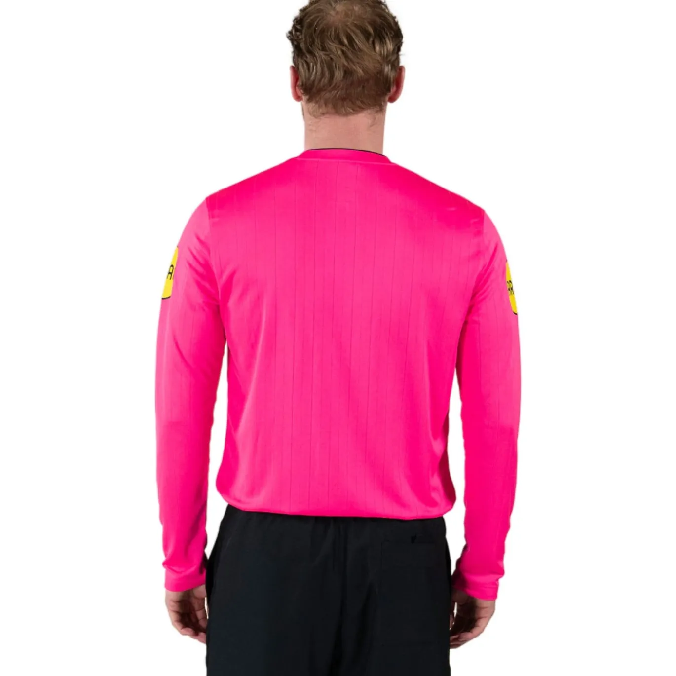 Nike KNVB Scheidsrechtersshirt Lange Mouwen 2024-2026 Roze Zwart