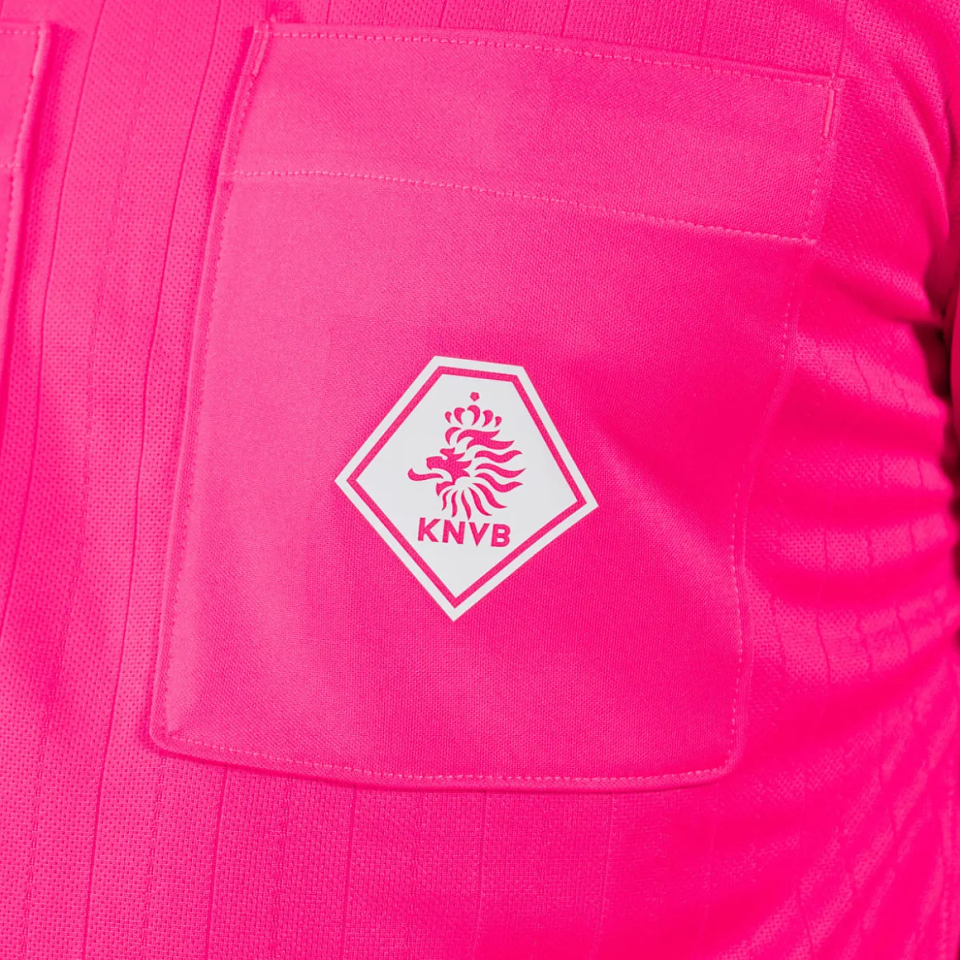 Nike KNVB Scheidsrechtersshirt Lange Mouwen 2024-2026 Roze Zwart