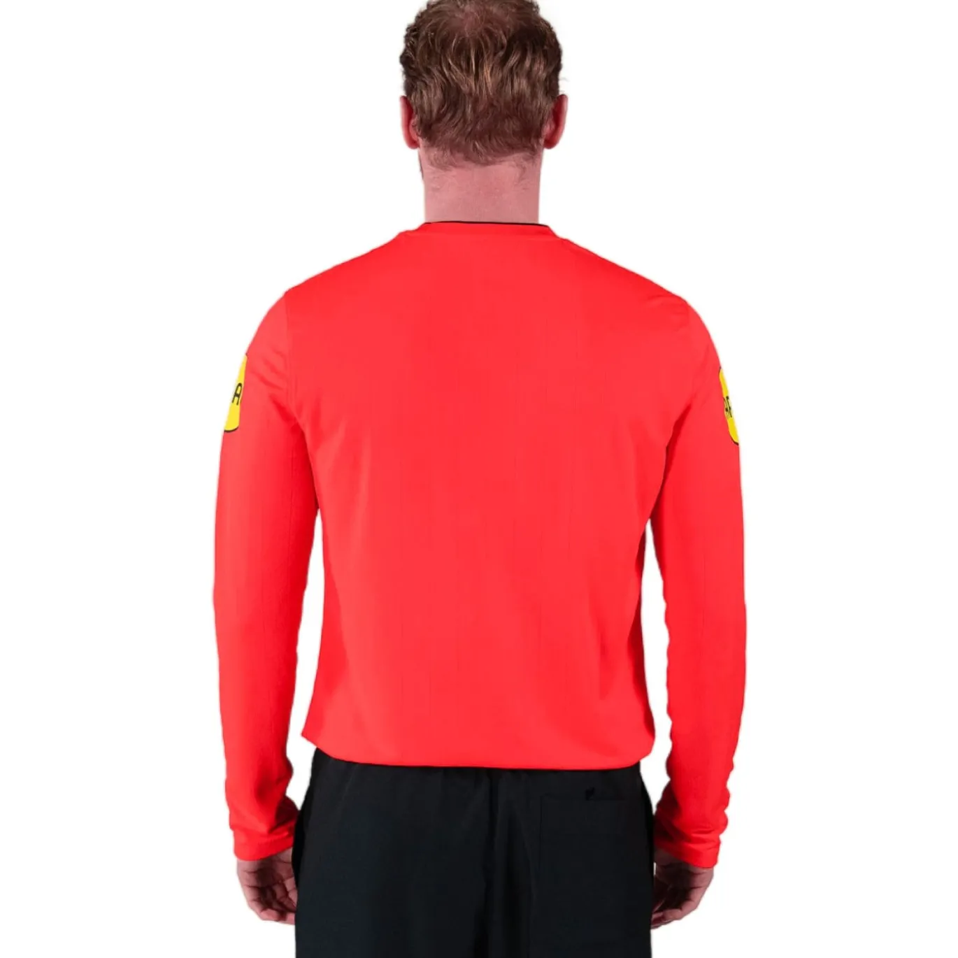 Nike KNVB Scheidsrechtersshirt Lange Mouwen 2024-2026 Felrood Zwart