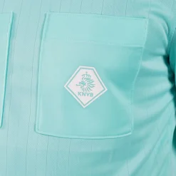 Nike KNVB Scheidsrechtersshirt Lange Mouwen 2024-2026 Turquoise Zwart