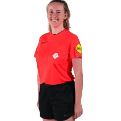 Nike KNVB Scheidsrechtersshirt 2024-2026 Dames Felrood Zwart