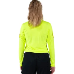 Nike KNVB Scheidsrechtersshirt 2024-2026 Lange Mouwen Dames Neongeel