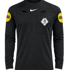 Nike KNVB Scheidsrechtersshirt 2026-2028 Lange Mouwen Zwart Wit