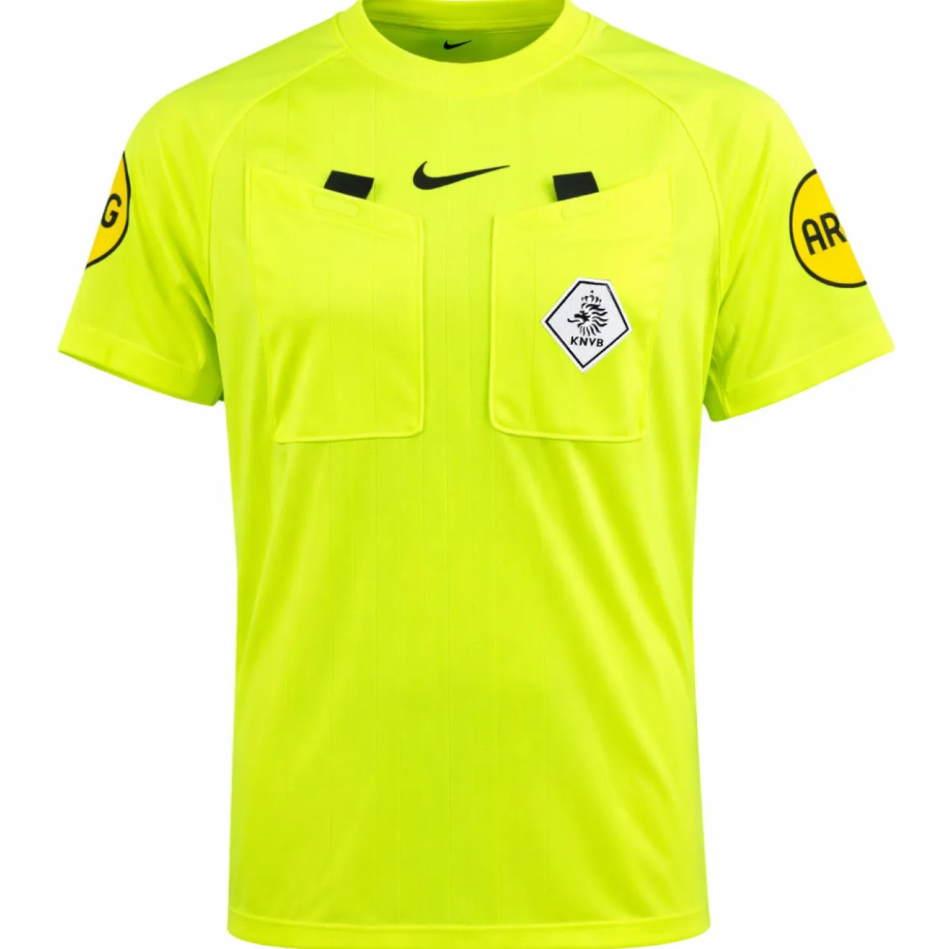 Nike KNVB Scheidsrechtersshirt 2026-2028 Neongeel Zwart