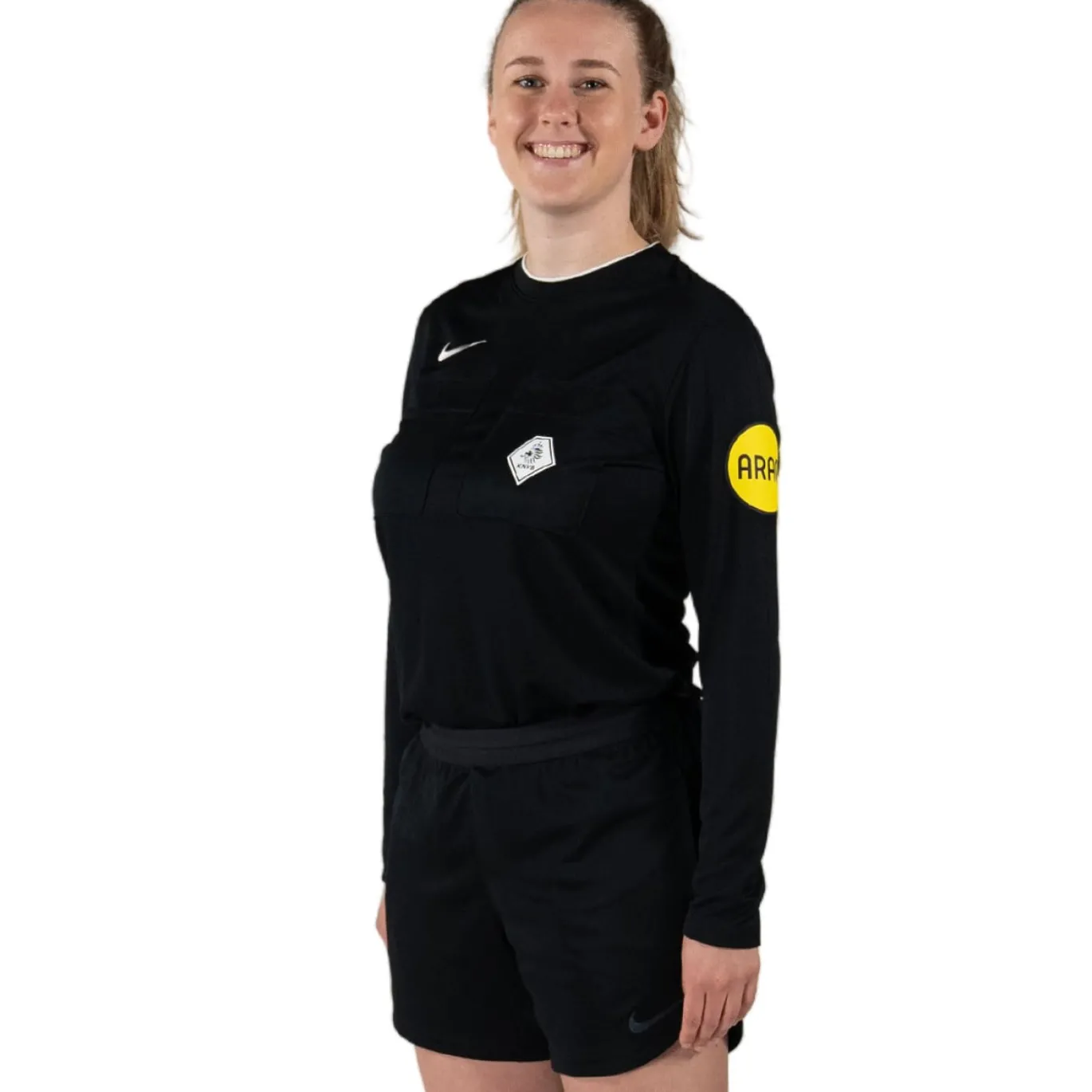 Nike KNVB Scheidsrechterstenue Lange Mouwen 2024-2026 Dames Zwart
