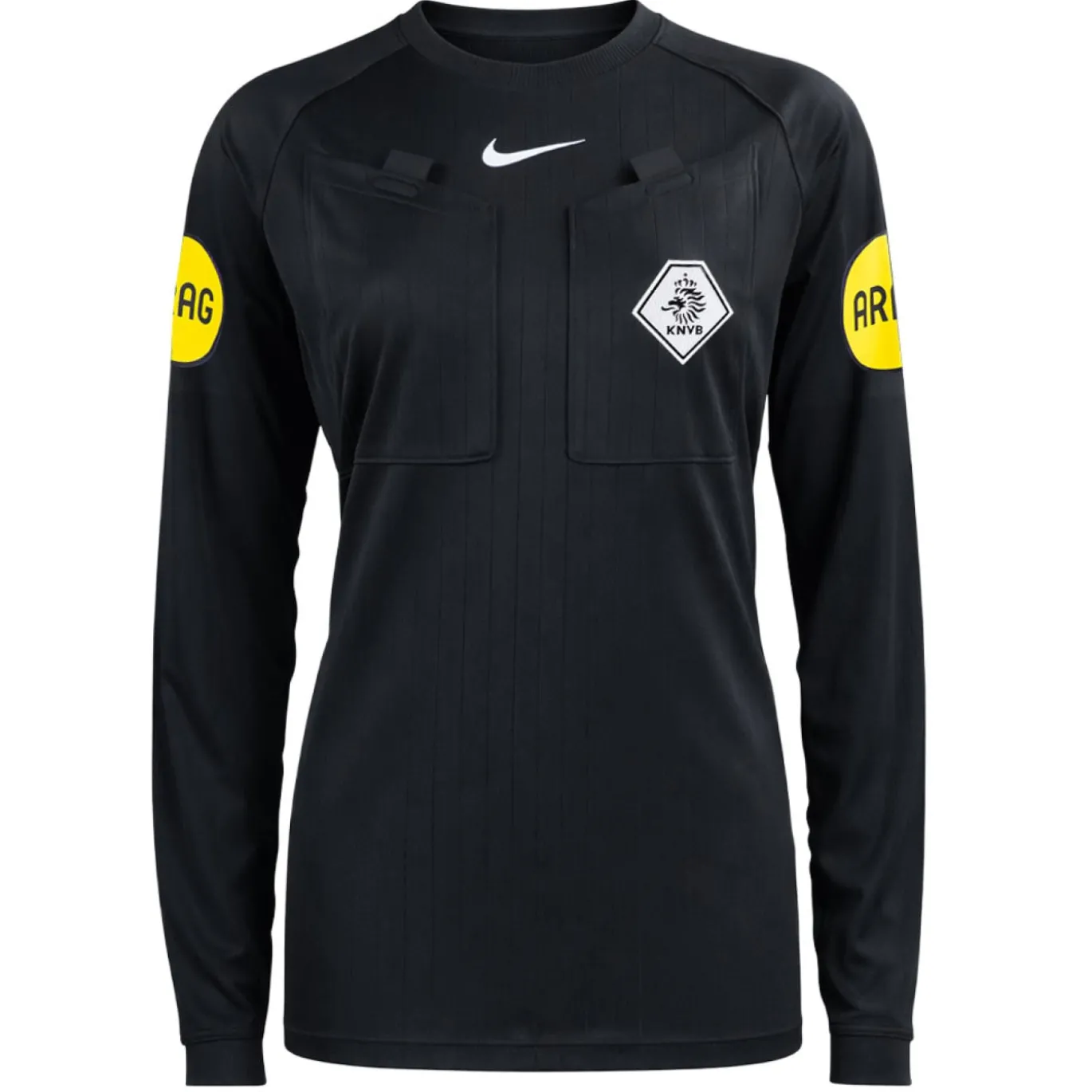Nike KNVB Scheidsrechterstenue 2026-2028 Lange Mouwen Dames Zwart Wit