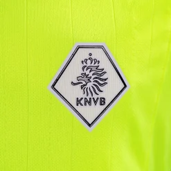 Nike KNVB Scheidsrechterstenue 2026-2028 Lange Mouwen Dames Neon Geel Zwart