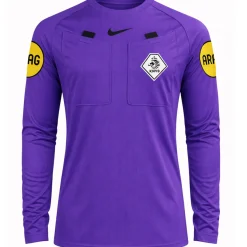 Nike KNVB Scheidsrechterstenue 2026-2028 Lange Mouwen Paars Zwart