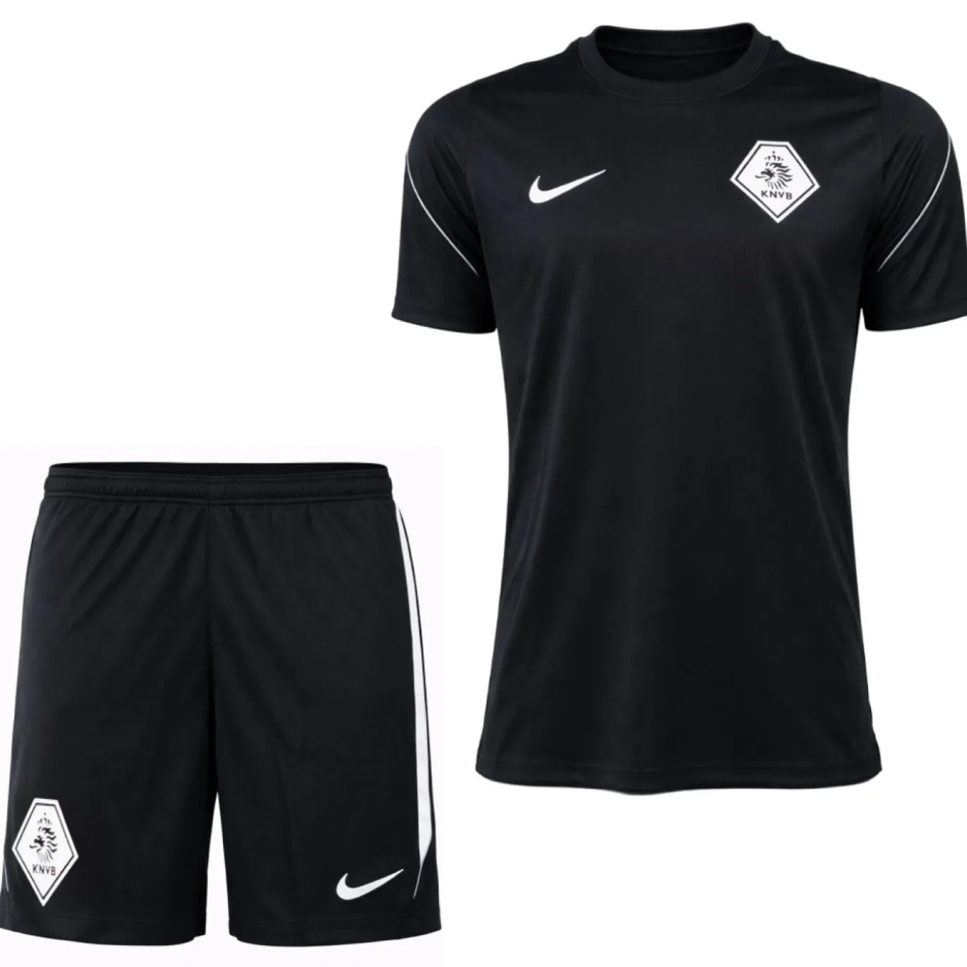Nike KNVB Scheidsrechters Trainingsset 2026-2028 Zwart Wit