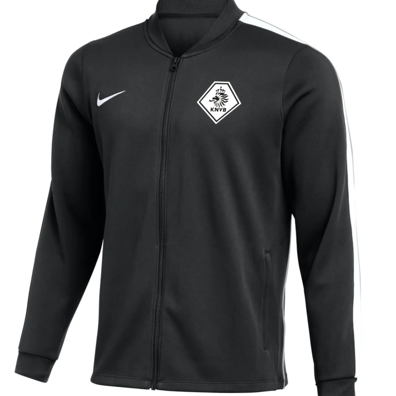 Nike KNVB Scheidsrechters Trainingsjack 2026-2028 Zwart Wit