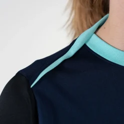 Nike KNVB Scheidsrechters Trainingsshirt 2024-2026 Dames Donkerblauw Turquoise
