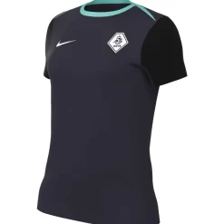 Nike KNVB Scheidsrechters Trainingsshirt 2024-2026 Dames Donkerblauw Turquoise