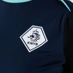 Nike KNVB Scheidsrechters Trainingsshirt 2024-2026 Dames Donkerblauw Turquoise