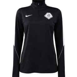 Nike KNVB Scheidsrechters Trainingspak 1/4-Zip 2026-2028 Dames Zwart Wit