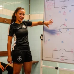 Nike KNVB Staff Trainingsshirt Dames Zwart Wit