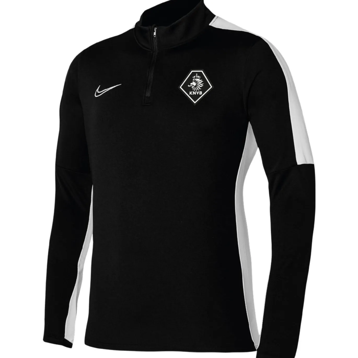 Nike KNVB Staff Trainingstrui 1/4-Zip Heren Zwart Wit