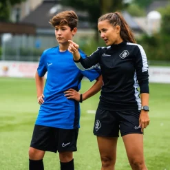 Nike KNVB Staff Trainingstrui 1/4-Zip Dames Zwart Wit