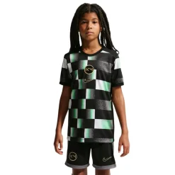 Nike Kylian Mbappé Academy 25 Trainingsset Kids Zwart Grijs Mintgroen Goud