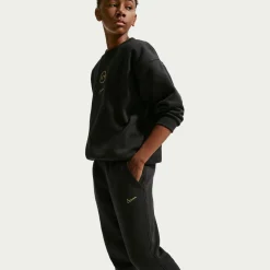 Nike Kylian Mbappé Club Fleece Trainingspak Hooded Kids Zwart Goud