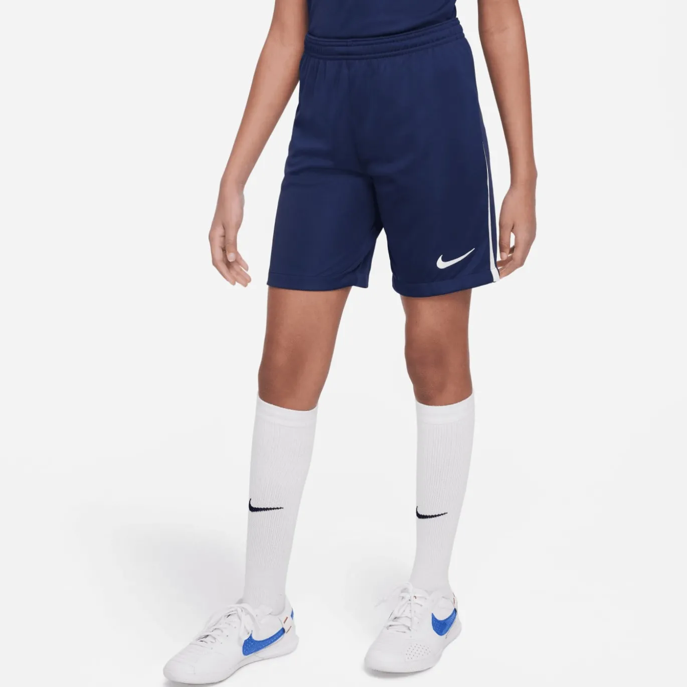 Nike League III Voetbalbroekje Kids Donkerblauw Wit