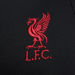 Nike Liverpool Strike Trainingspak 1/4-Zip 2024-2025 Zwart Rood Gebroken Wit