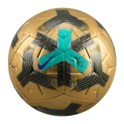 Nike Mbappé Academy Voetbal Maat 5 Metallic Goud Groen Blauw Zwart
