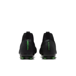 Nike Mercurial Superfly 11 Academy Gras / Kunstgras Voetbalschoenen (MG) Kids Zwart Felgroen Zilvergrijs