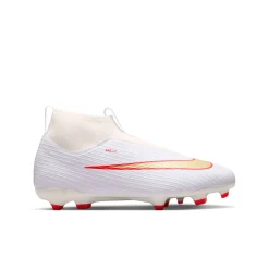 Nike Mercurial Superfly 11 Academy Gras / Kunstgras Voetbalschoenen (MG) Kids Wit Felrood Goud
