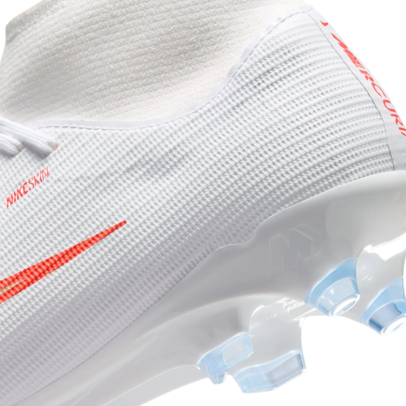 Nike Mercurial Superfly 11 Academy Gras / Kunstgras Voetbalschoenen (MG) Wit Felrood Goud