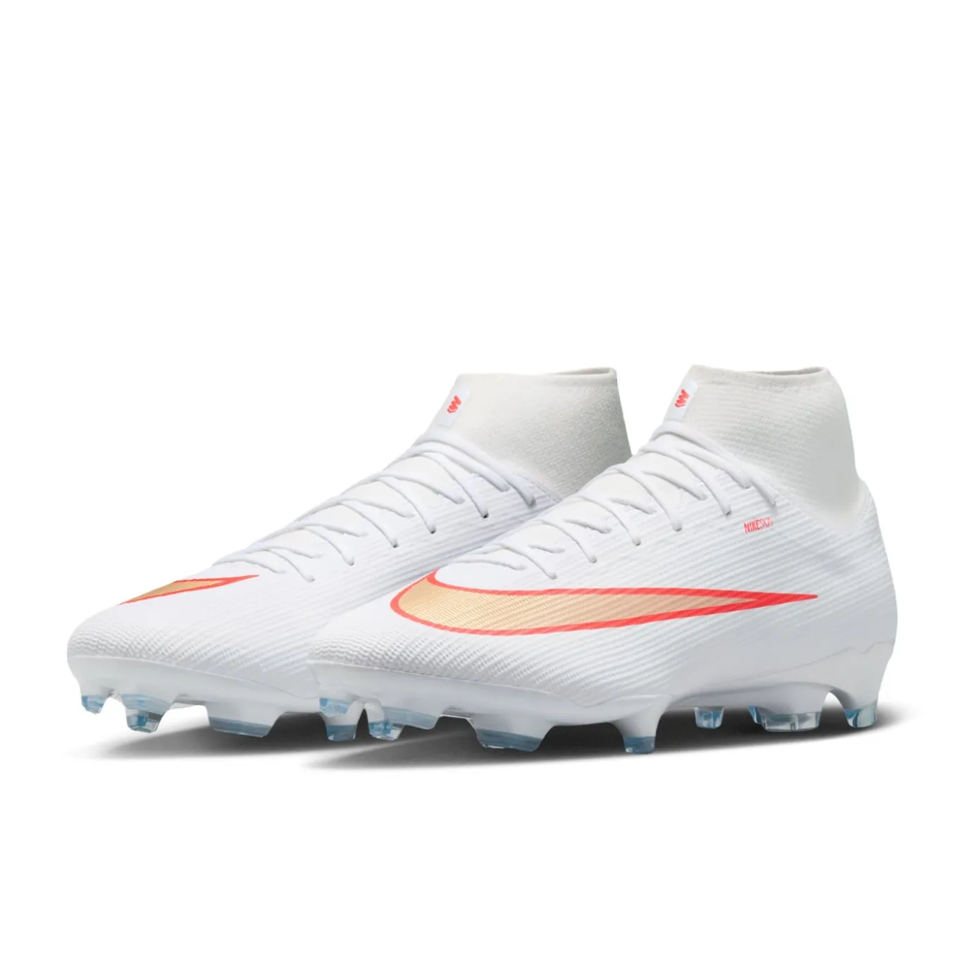 Nike Mercurial Superfly 11 Academy Gras / Kunstgras Voetbalschoenen (MG) Wit Felrood Goud
