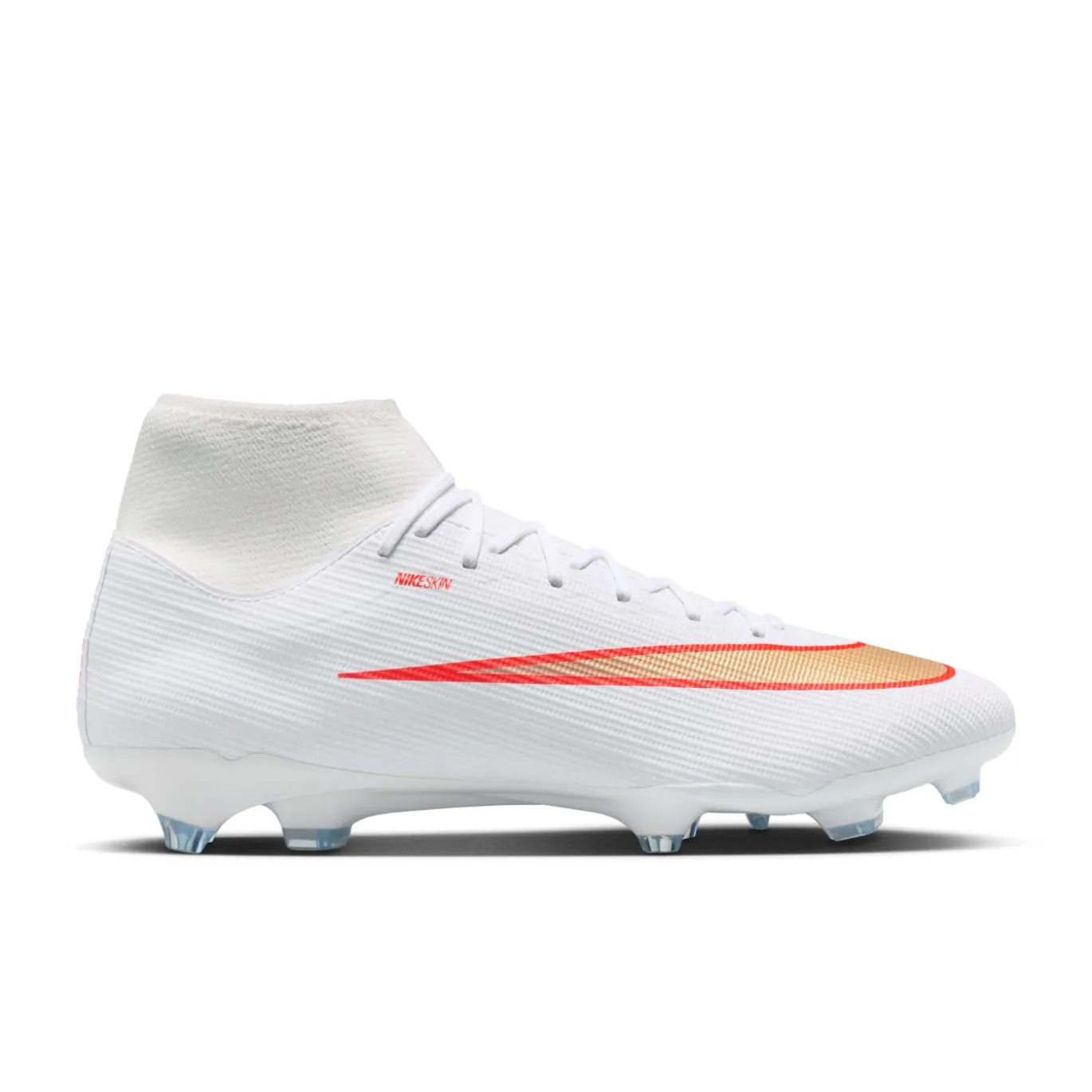 Nike Mercurial Superfly 11 Academy Gras / Kunstgras Voetbalschoenen (MG) Wit Felrood Goud