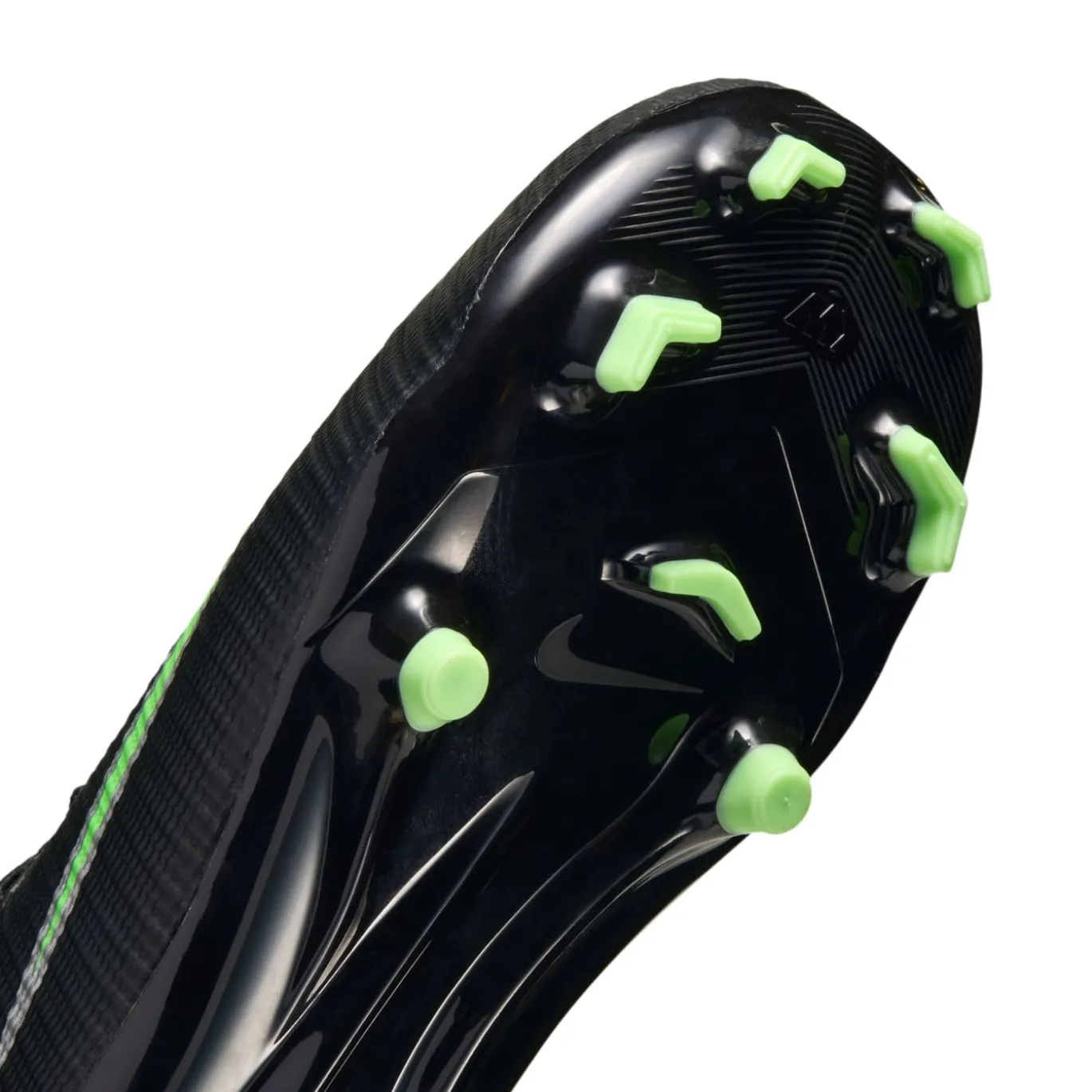 Nike Mercurial Superfly 11 Academy Gras / Kunstgras Voetbalschoenen (MG) Peuters/Kleuters Zwart Felgroen Zilvergrijs