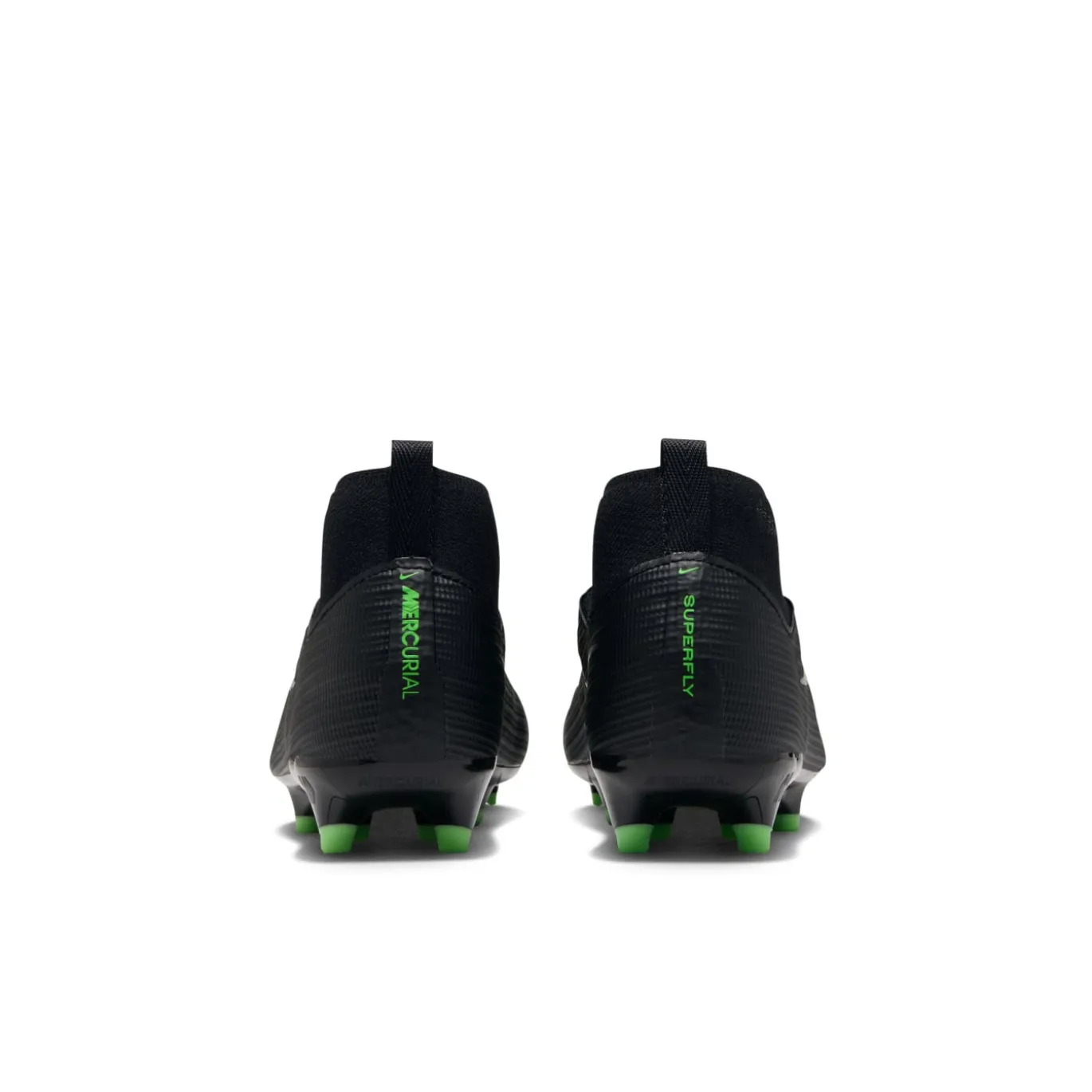 Nike Mercurial Superfly 11 Academy Gras / Kunstgras Voetbalschoenen (MG) Peuters/Kleuters Zwart Felgroen Zilvergrijs