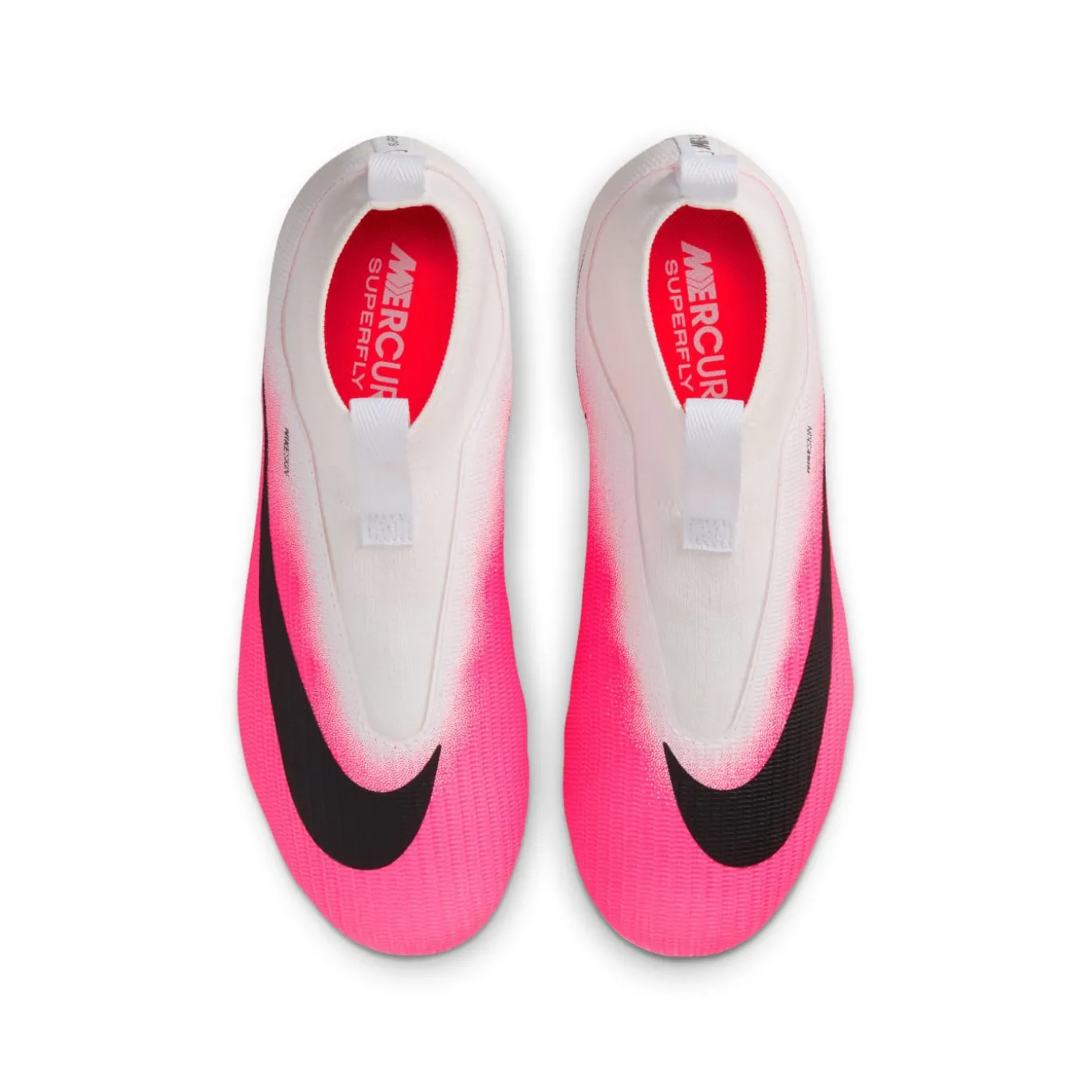 Nike Mercurial Superfly 11 Academy Gras / Kunstgras Voetbalschoenen (MG) Kids Felroze Wit Zwart