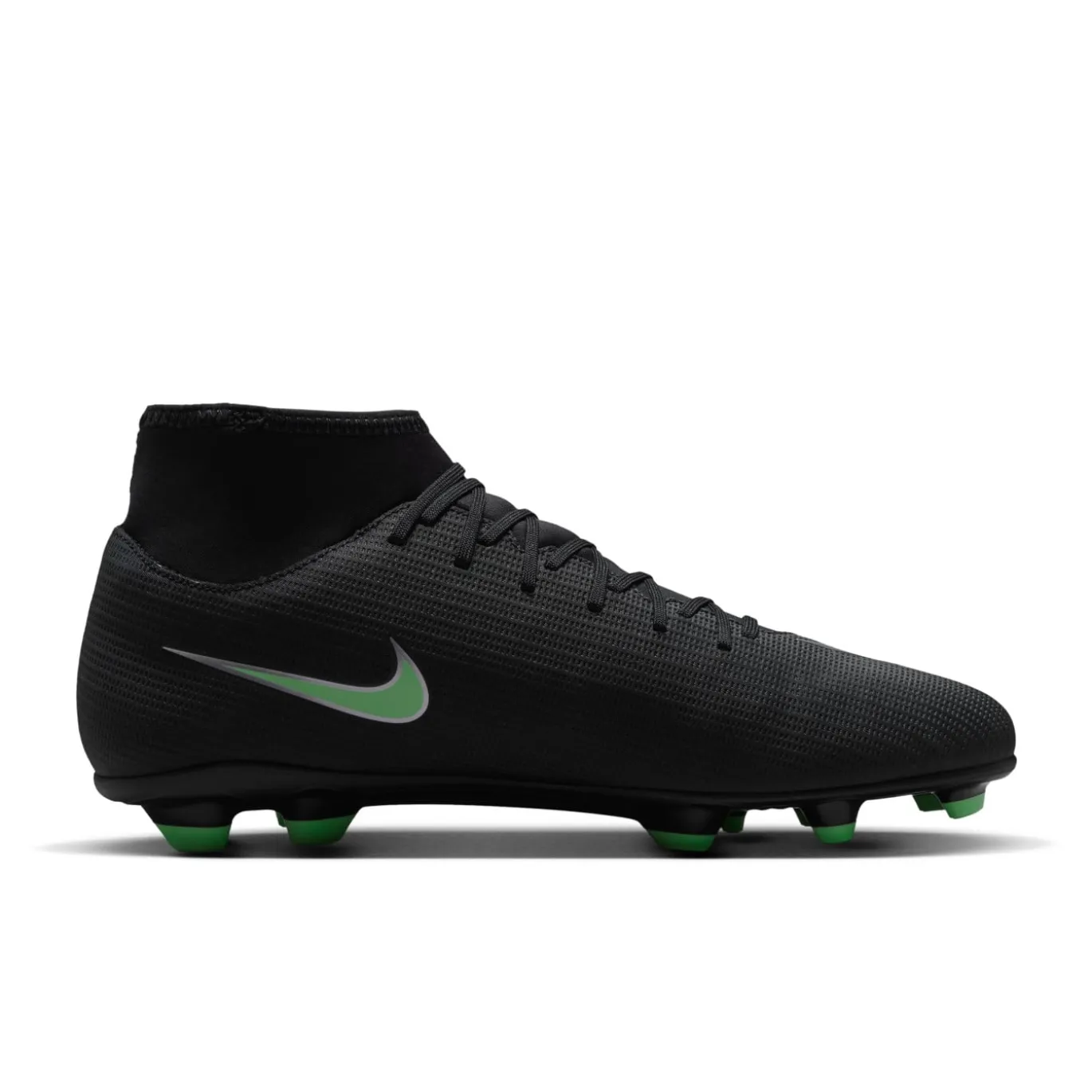 Nike Mercurial Superfly 11 Club Gras / Kunstgras Voetbalschoenen (MG) Zwart Felgroen Zilvergrijs