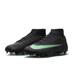 Nike Mercurial Superfly 11 Club Gras / Kunstgras Voetbalschoenen (MG) Zwart Felgroen Zilvergrijs