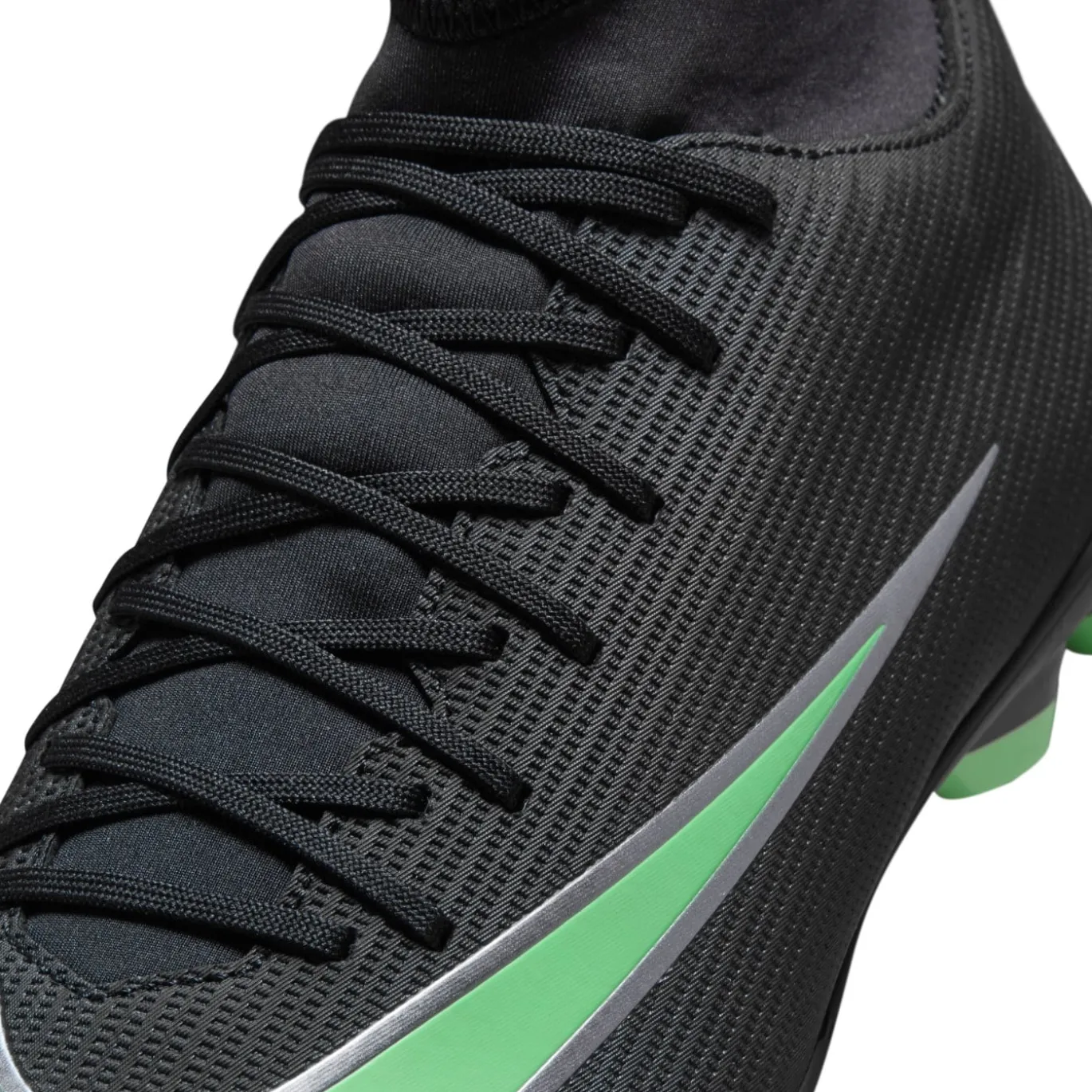 Nike Mercurial Superfly 11 Club Gras / Kunstgras Voetbalschoenen (MG) Zwart Felgroen Zilvergrijs