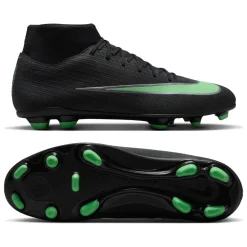 Nike Mercurial Superfly 11 Club Gras / Kunstgras Voetbalschoenen (MG) Zwart Felgroen Zilvergrijs