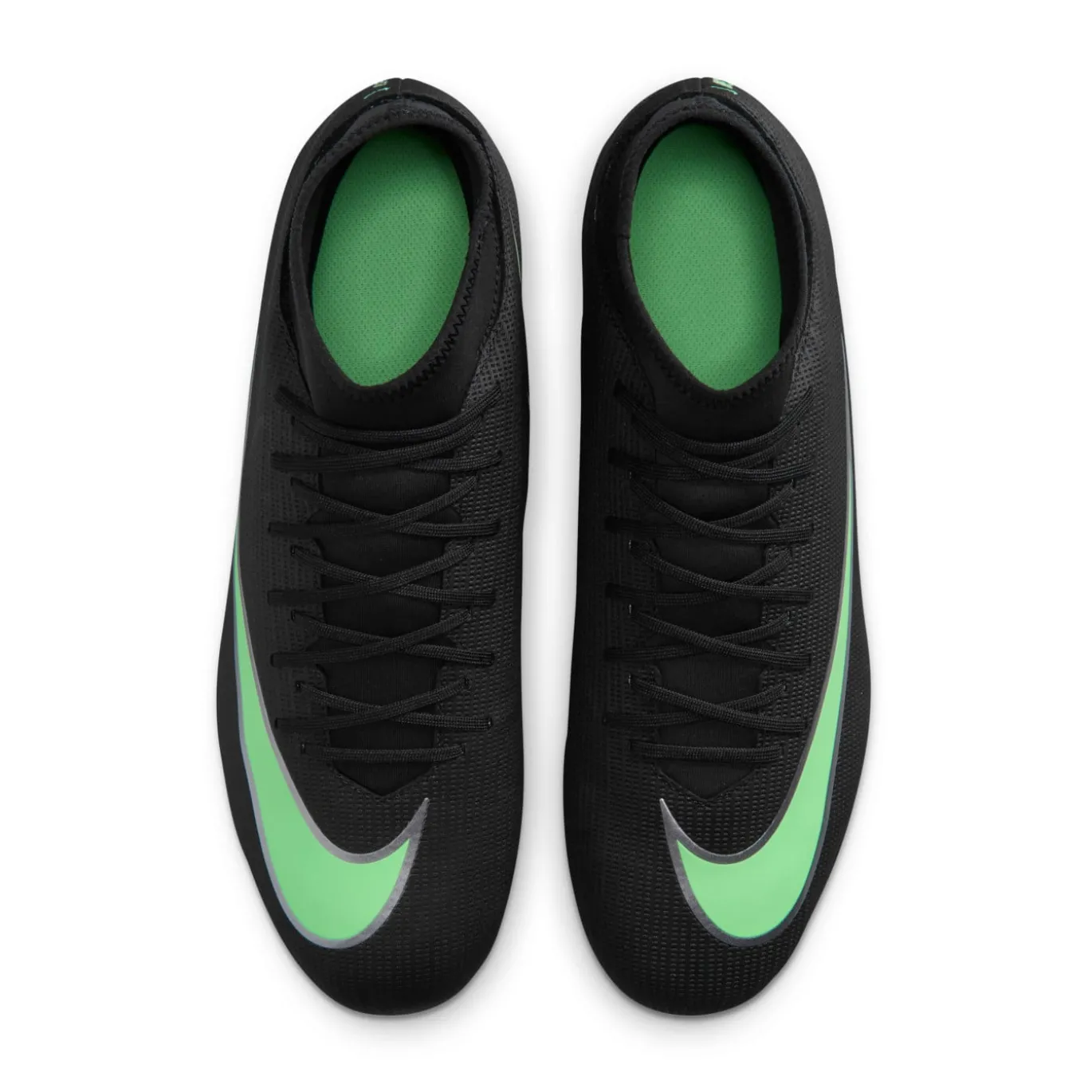 Nike Mercurial Superfly 11 Club Gras / Kunstgras Voetbalschoenen (MG) Zwart Felgroen Zilvergrijs