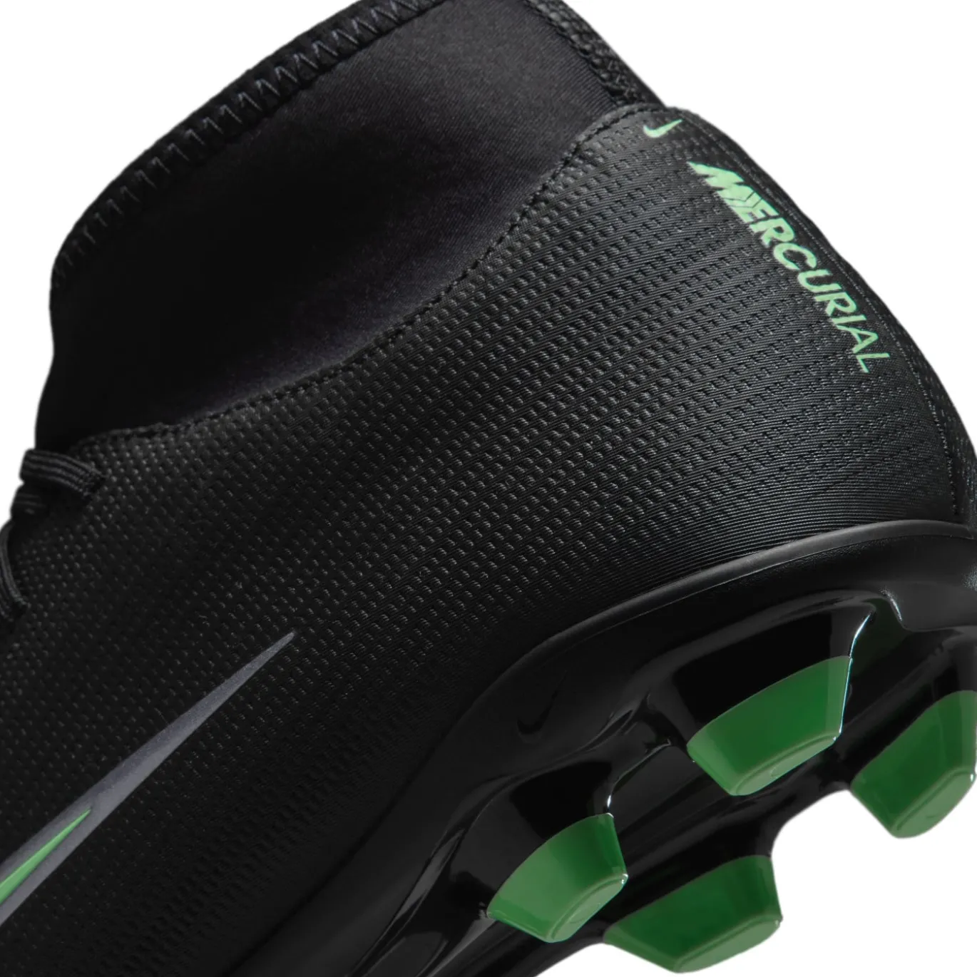 Nike Mercurial Superfly 11 Club Gras / Kunstgras Voetbalschoenen (MG) Zwart Felgroen Zilvergrijs