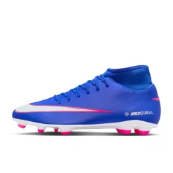 Nike Mercurial Superfly 10 Club Gras / Kunstgras Voetbalschoenen (MG) Blauw Wit Felroze