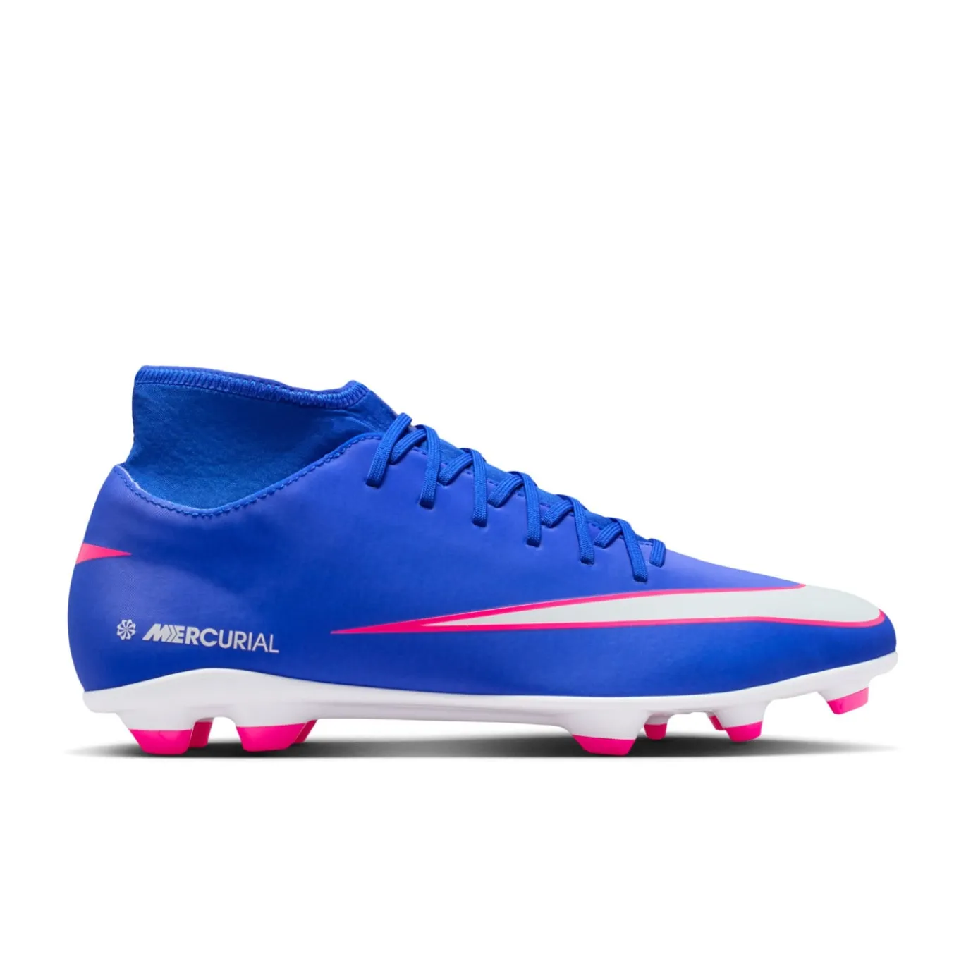 Nike Mercurial Superfly 10 Club Gras / Kunstgras Voetbalschoenen (MG) Blauw Wit Felroze