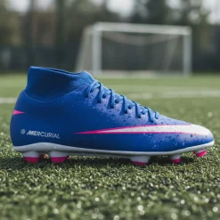 Nike Mercurial Superfly 10 Club Gras / Kunstgras Voetbalschoenen (MG) Blauw Wit Felroze