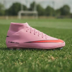 Nike Mercurial Superfly 10 Club Gras / Kunstgras Voetbalschoenen (MG) Roze Felrood Lichtblauw